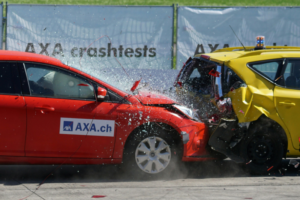 indemnización por accidente, alcance trasero