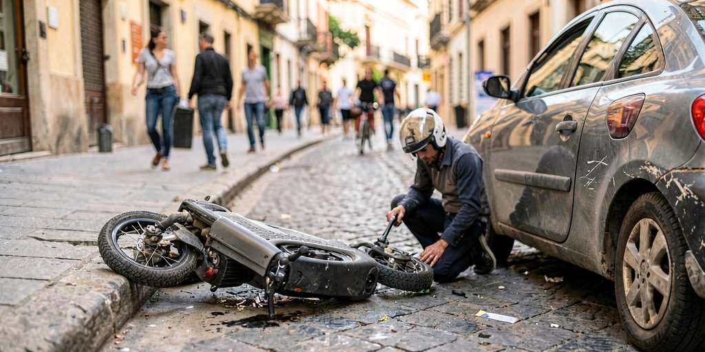 Accidente con Patinete